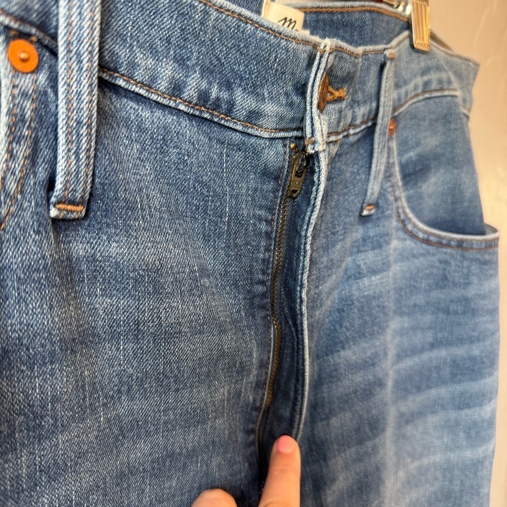 Madewell Comfort Stretch High Rise Perfect Vintage Jean in Maplewood Wash - Picture 7 of 13